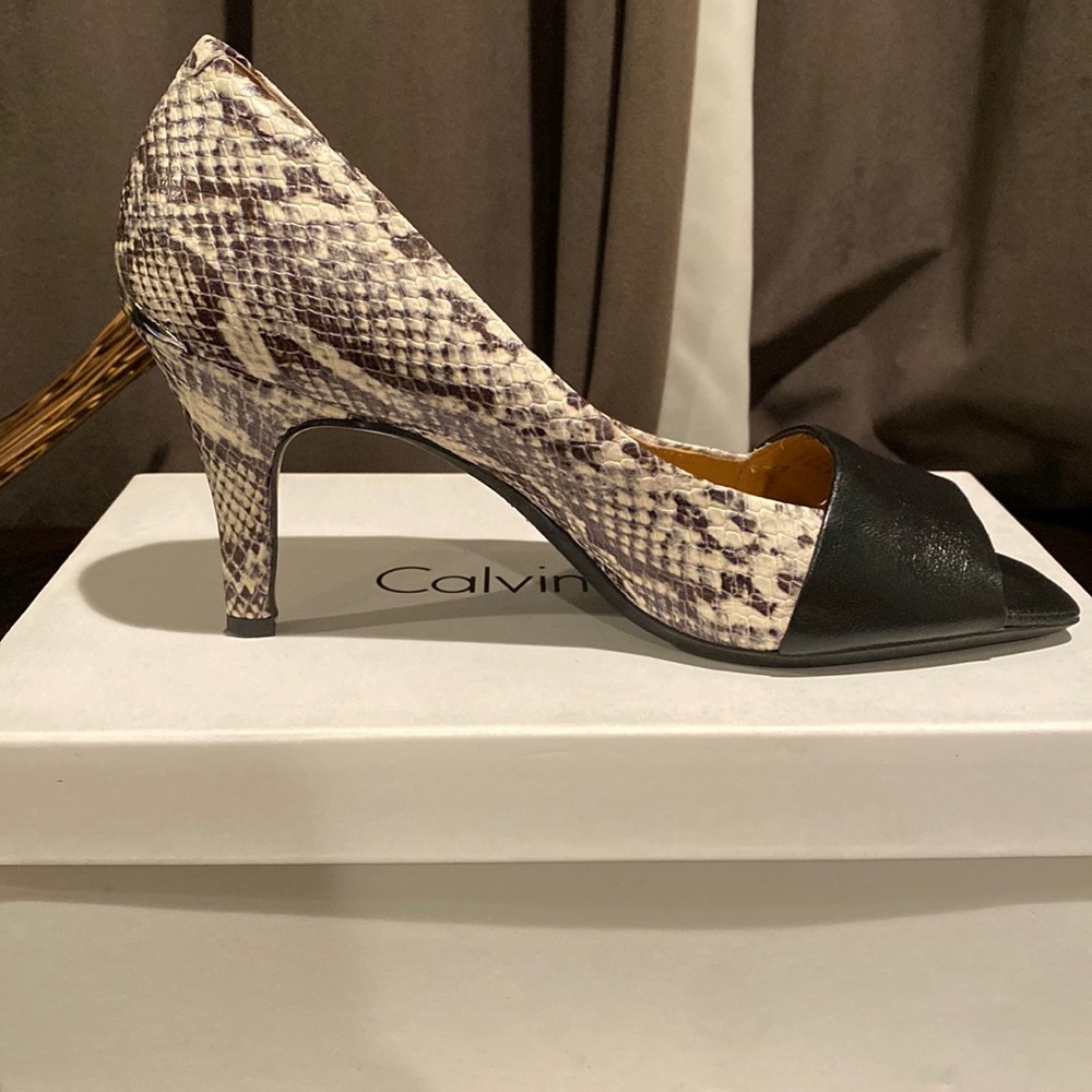 Calvin Klein high heels never worn.